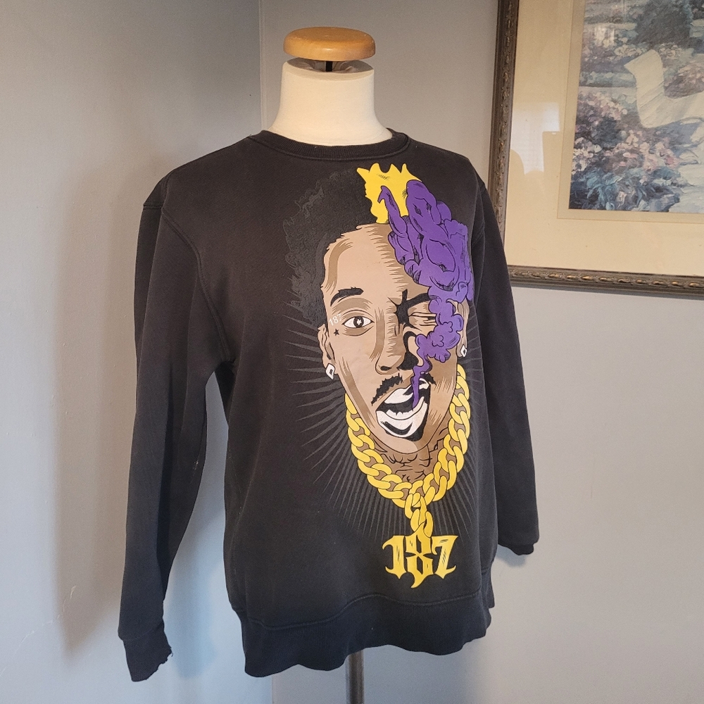 Wiz Khalifa Black Graphic Men's Sweater Size M